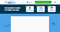 Desktop Screenshot of exposedwebcams.com